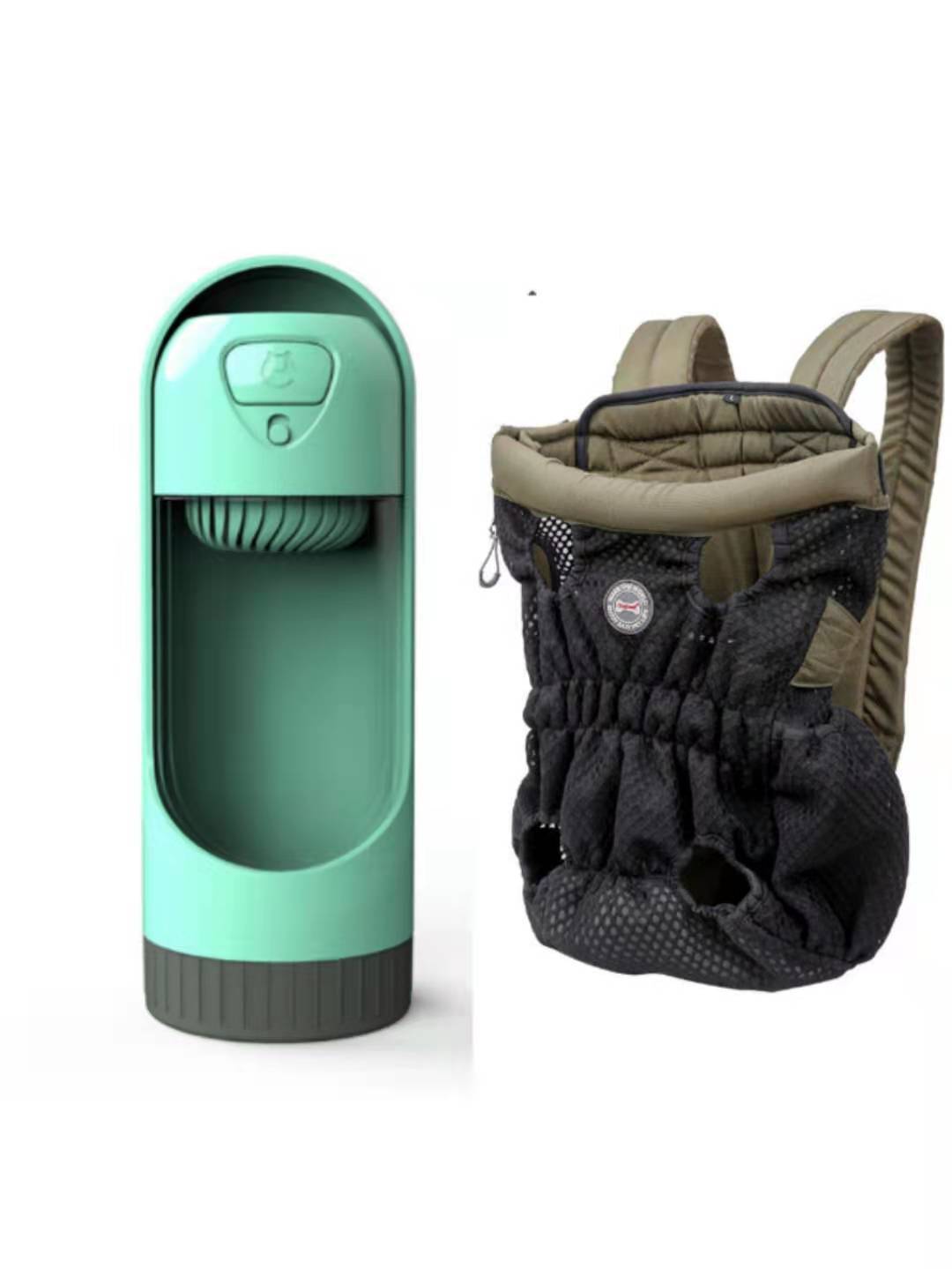 Sac à dos de transport pour animaux de compagnie, sac à bandoulière en maille respirante pour voyage en plein air